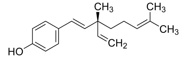 Bakuchiol structure, CAS 10309-37-2