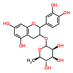 Catechin3-rhamnoside structure, CAS 103630-03-1