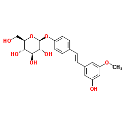 Pinostilbenoside structure, CAS 58762-96-2