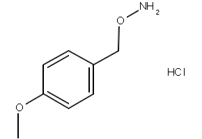 O-(4-Methoxybenzyl)hydroxylamine hydrochloride structure, CAS 876-33-5