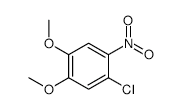 Benzene,1-chloro-4,5-dimethoxy-2-nitro- structure, CAS 3899-65-8