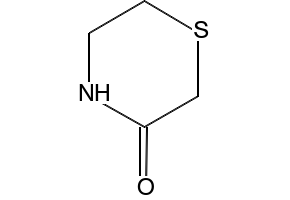 Thiomorpholin-3-one structure, CAS 89417-26-5