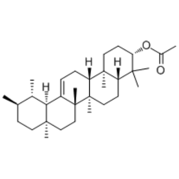 alpha-Amyrinacetate structure, CAS 863-76-3