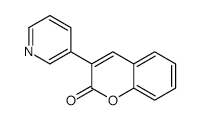 3-(Pyridin-3-yl)-2H-chromen-2-one structure, CAS 837-96-7