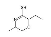 2-Ethyl-5-methylthiomorpholin-3-one structure, CAS 69226-16-0