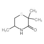 2,2,5-Trimethylthiomorpholin-3-one structure, CAS 69226-24-0