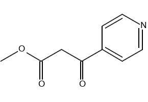 Methyl 3-oxo-3-(pyridin-4-yl)propanoate structure, CAS 829-45-8