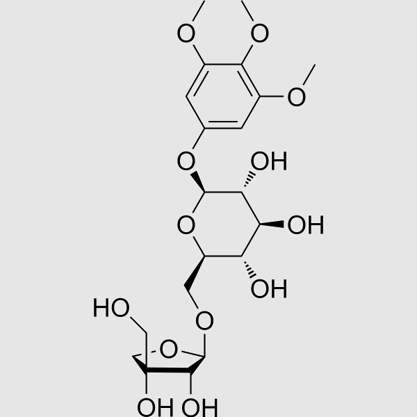 KelampayosideA structure, CAS 87562-76-3