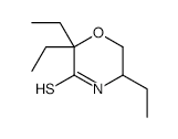 2,2,5-Triethylthiomorpholin-3-one structure, CAS 69226-23-9
