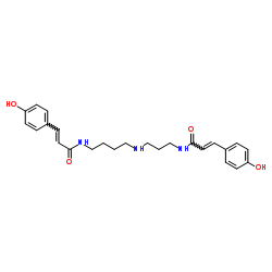 N1,N10-Bis(p-coumaroyl)spermidine structure, CAS 114916-05-1