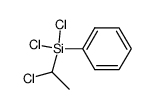 Dichloro(1-chloroethyl)(phenyl)silane structure, CAS 18236-52-7