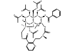 Wilforine structure, CAS 11088-09-8