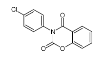 3-(4-Chlorophenyl)-2H-benzo[e][1,3]oxazine-2,4(3H)-dione structure, CAS 7133-85-9