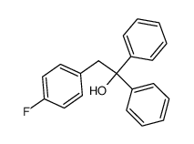 2-(4-Fluorophenyl)-1,1-diphenylethanol structure, CAS 2023-53-2