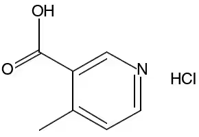 4-Methyl-nicotinicacidhydrochloride structure, CAS 94015-05-1