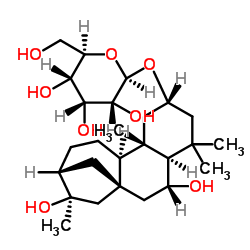 2,6,16-Kauranetriol2-O-beta-D-allopyranoside structure, CAS 195735-16-1