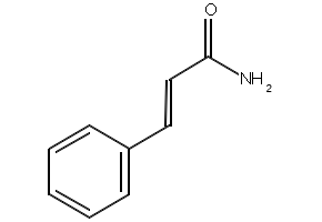 Cinnamamide structure, CAS 22031-64-7