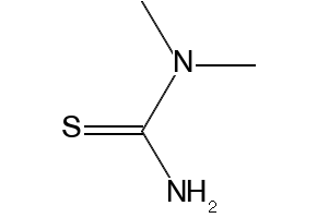 1,1-Dimethylthiourea structure, CAS 6972-05-0