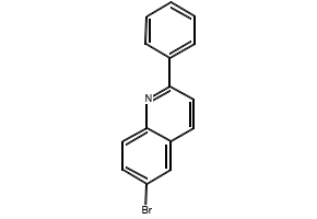 2-Phenyl-6-bromoquinoline structure, CAS 3894-25-5