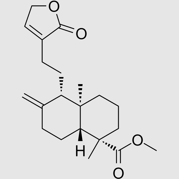 Pinusolide structure, CAS 31685-80-0