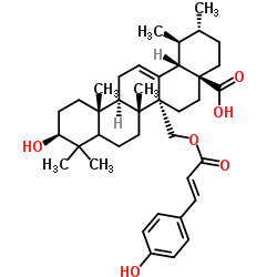 27-p-Coumaroyloxyursolicacid structure, CAS 73584-67-5