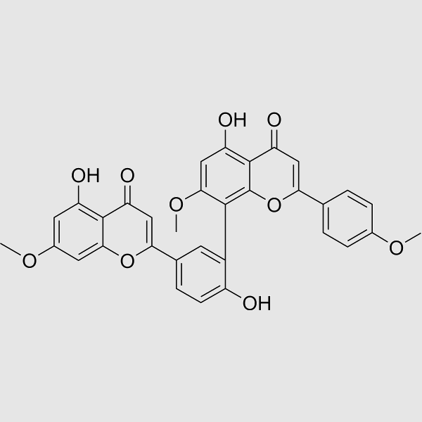 Heveaflavone structure, CAS 23132-13-0