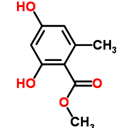 Methylorsellinate structure, CAS 3187-58-4