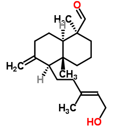 Agatholal structure, CAS 3650-31-5
