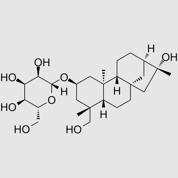 2,16,19-Kauranetriol2-O-beta-D-allopyranoside structure, CAS 195723-38-7