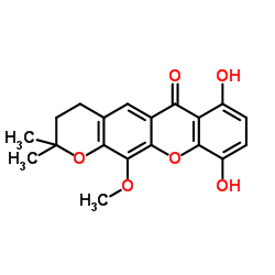 GarcinexanthoneA structure, CAS 1107620-67-6