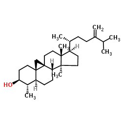 Cycloeucalenol structure, CAS 469-39-6