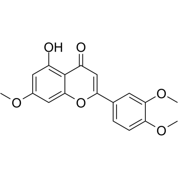 5-Hydroxy-3',4',7-trimethoxyflavone structure, CAS 29080-58-8