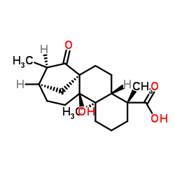 ent-9-Hydroxy-15-oxo-19-kauranoicacid structure, CAS 77658-45-8