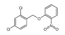 2,4-Dichloro-1-((2-nitrophenoxy)methyl)benzene structure, CAS 97027-72-0