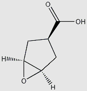 (1S,3s,5R)-6-Oxa-bicyclo[3.1.0]hexane-3-carboxylicacid structure, CAS 213742-83-7