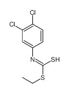 Ethyl (3,4-dichlorophenyl)carbamodithioate structure, CAS 13037-37-1