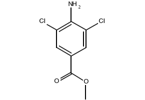 Methyl 4-amino-3,5-dichlorobenzoate structure, CAS 41727-48-4