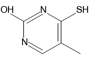 5-Methyl-4-thioxo-3,4-dihydropyrimidin-2(1H)-one structure, CAS 35455-79-9