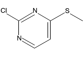 2-Chloro-4-(methylthio)pyrimidine structure, CAS 49844-93-1