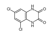 5,7-Dichloroquinoxaline-2,3-diol structure, CAS 4029-54-3