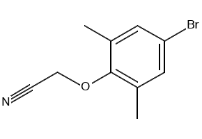 2-(2,6-Dimethylphenoxy)acetonitrile structure, CAS 2319-90-6
