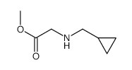 Ethyl2-(cyclopropylmethylamino)acetate structure, CAS 6201-01-0