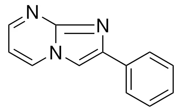 2-(4-(Methylsulfonyl)phenyl)imidazo[1,2-a]pyrimidine structure, CAS 3458-56-8