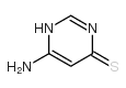 6-Aminopyrimidine-4-thiol structure, CAS 1193-23-3