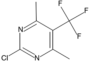 2-Chloro-4,6-dimethyl-5-nitronicotinonitrile structure, CAS 6220-77-5