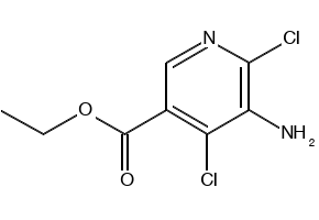 Ethyl 5-amino-4,6-dimethylnicotinate structure, CAS 90873-35-1
