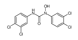 1,3-Bis(3,4-dichlorophenyl)-1-hydroxyurea structure, CAS 51255-78-8