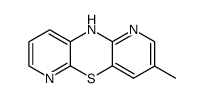 3-Methyl-10H-dipyrido[2,3-b:2',3'-e][1,4]thiazine structure, CAS 4869-28-7