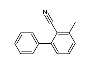 3-Methylbiphenyl-2-carbonitrile structure, CAS 37580-52-2