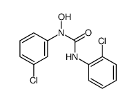 3-(2-Chlorophenyl)-1-(3-chlorophenyl)-1-hydroxyurea structure, CAS 91718-94-4